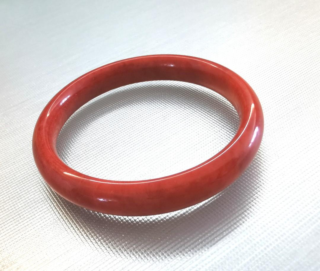 Red jade new arrivals bangle bracelet