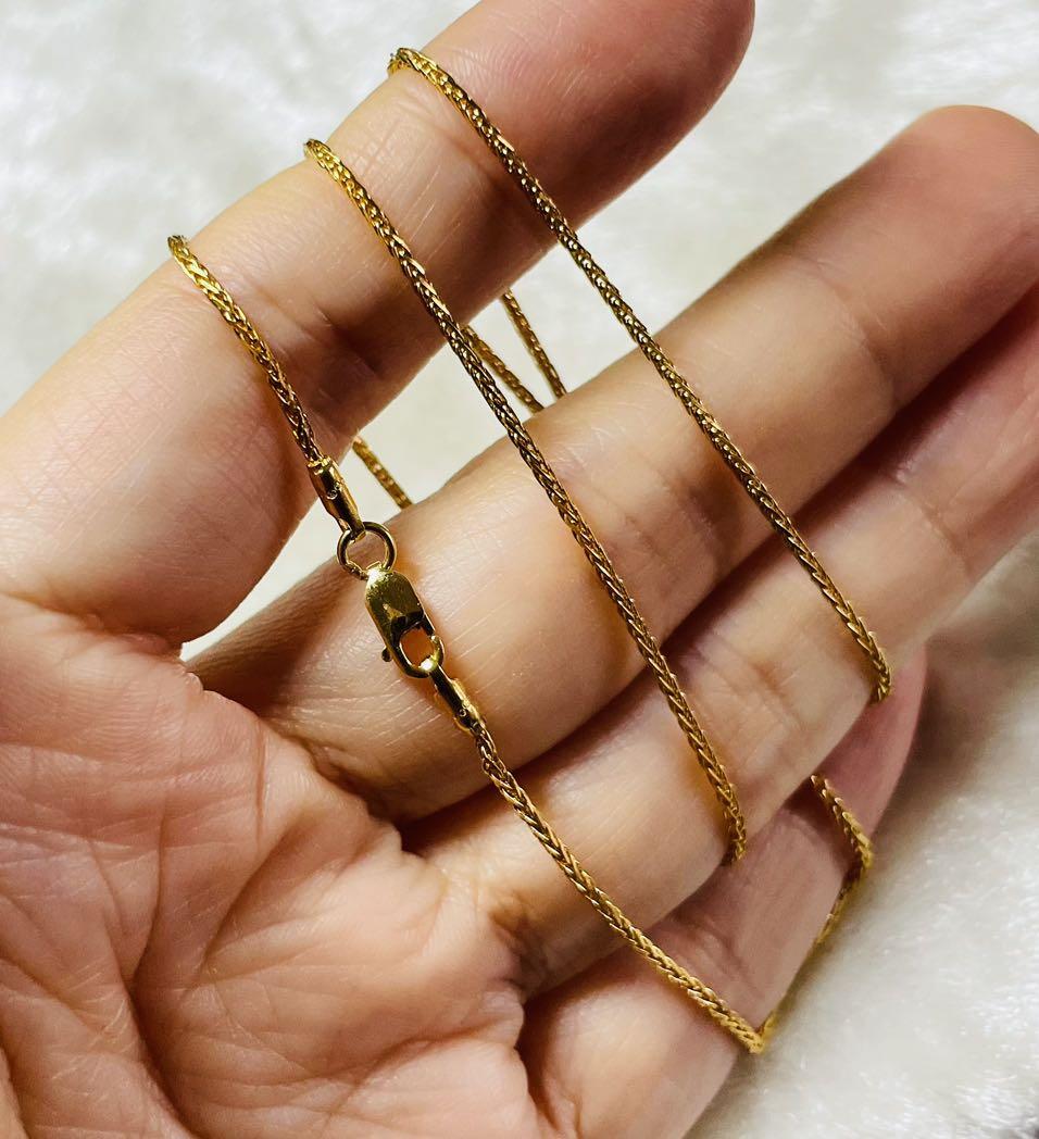 Gold necklace hot sale women's jewelry