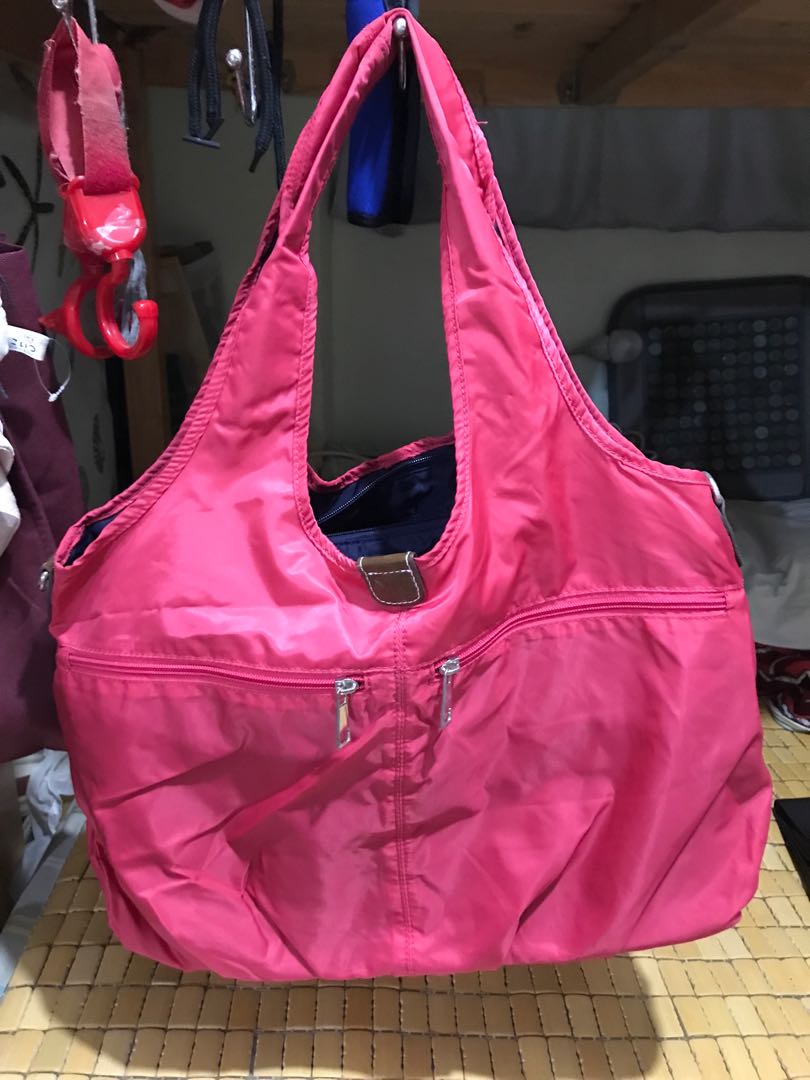 Kara Kidman跣水料單肩手袋(全新)-桃紅色Pink Handbag 女裝, 手袋及