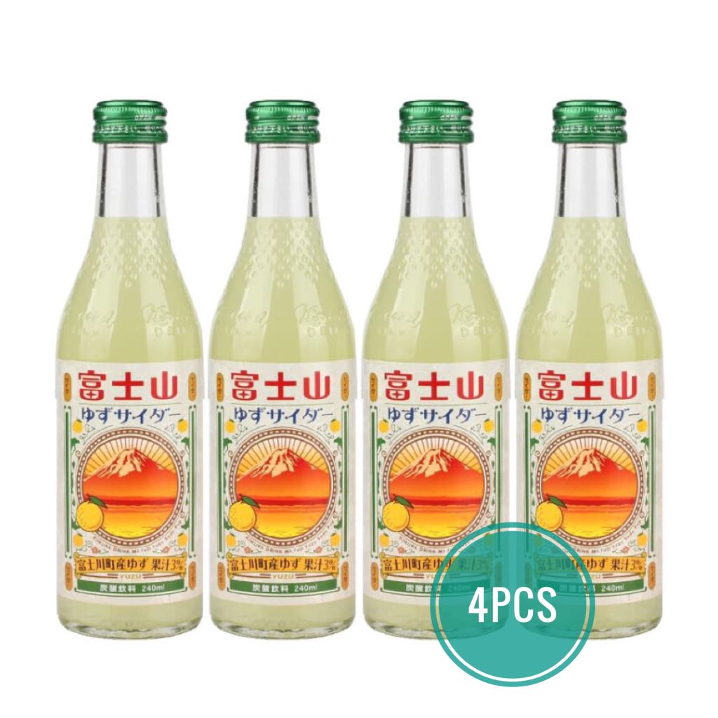 日本木村飲料富士山柚子梳打汽水240ml Kimura Grapfruit Soda from 