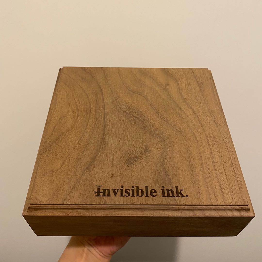 Invisible ink. WOODLAND THE BASE