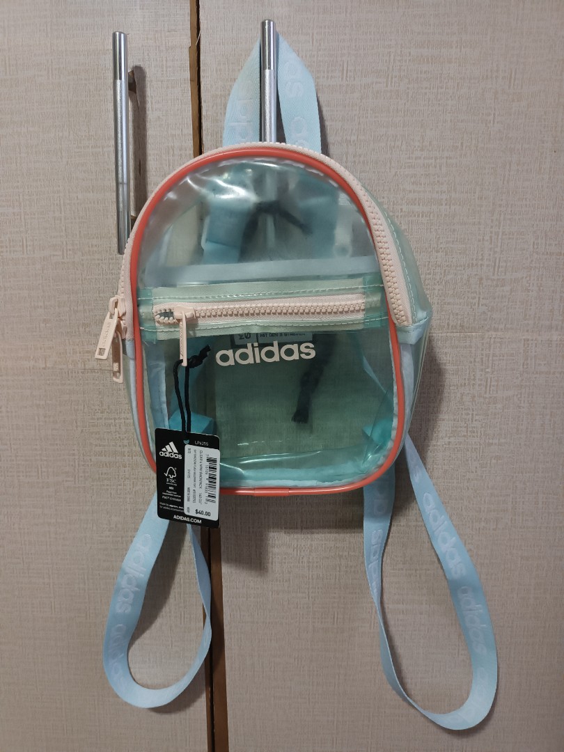 ADIDAS Clear Mini Backpack Women s Fashion Bags Wallets