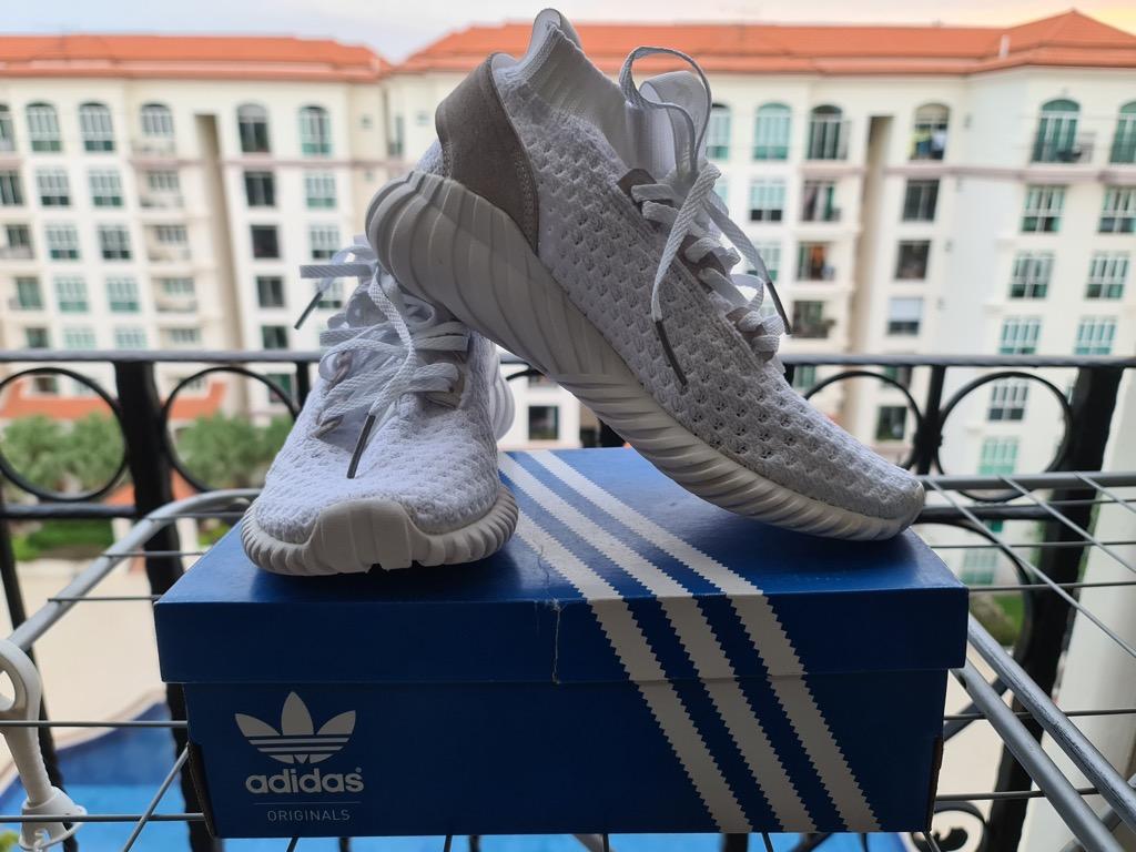 Adidas tubular doom sock pk white discount