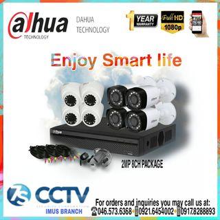 AFFORDABLE and BESTSELLER CCTV KITS Available in  8CH Dahua Packages