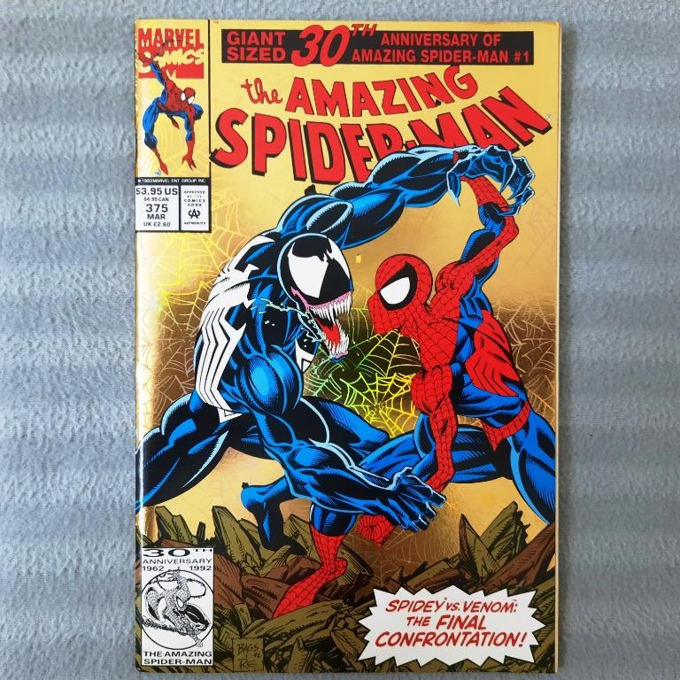 Amazing Spider-Man #375 30th Anniversary issue 8.0 VF 1993 1st Series 