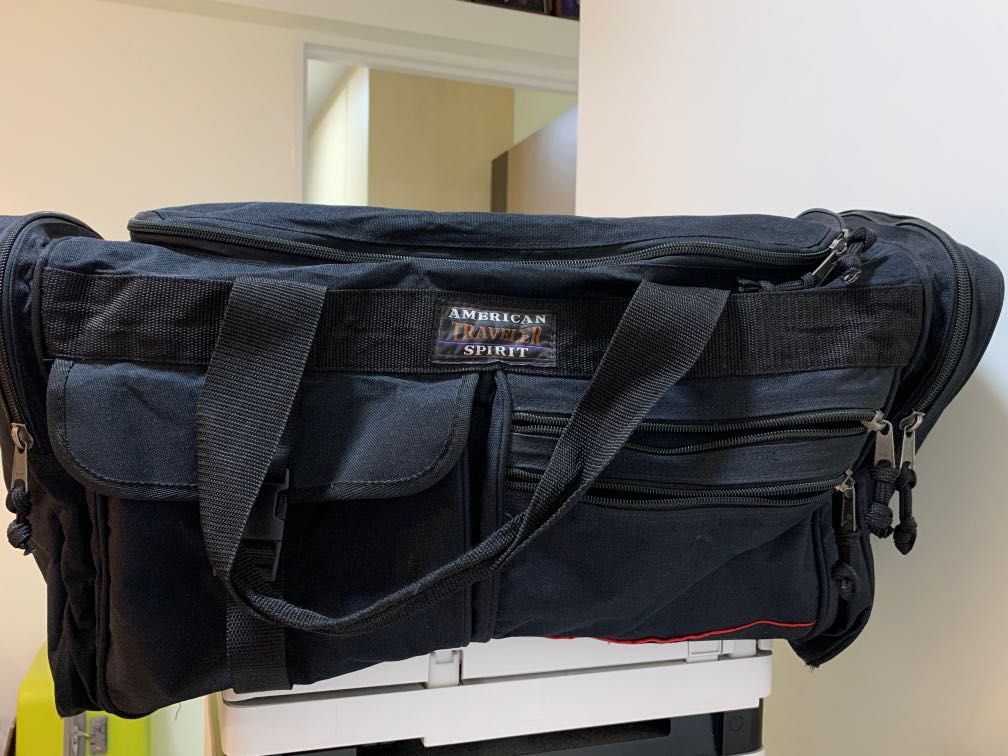 american traveler luggage/duffel bag, Men's Fashion, Bags, Backpacks on