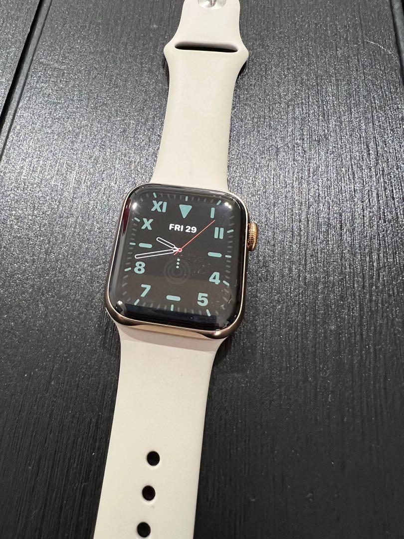 Gold stainless new arrivals apple watch