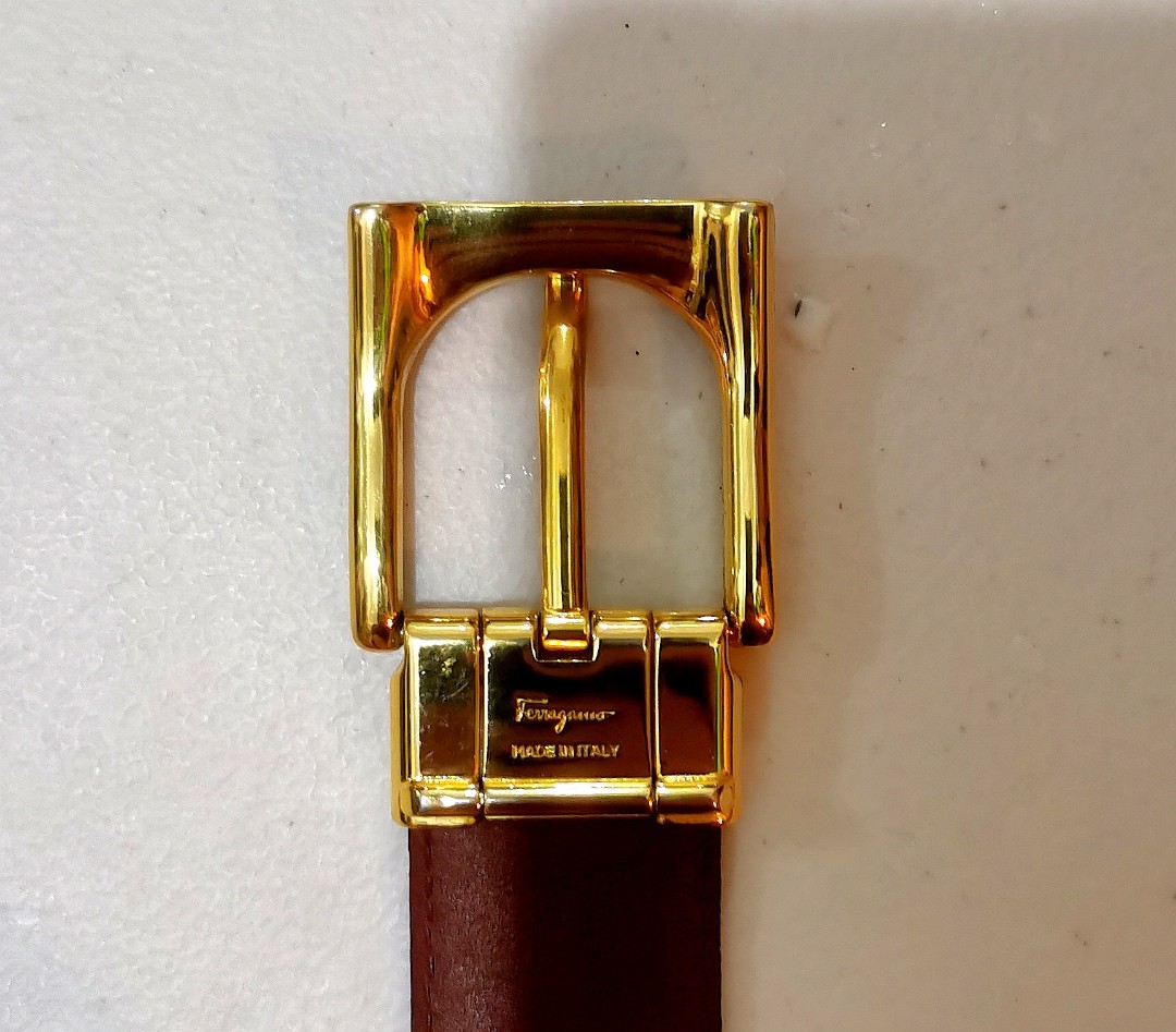 real vs fake ferragamo belt