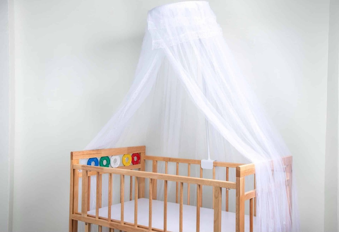 Mosquito Net and Net Stand for Baby Cot, Babies & Kids, Baby Nursery