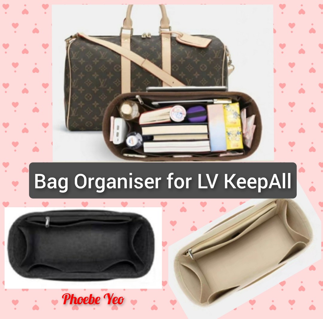 LV Keepall XS/ City Bag Organiser Inner Bag Insert Organizer, Women's  Fashion, Bags & Wallets, Cross-body Bags on Carousell