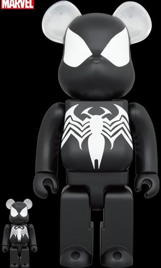 預訂BEARBRICK SPIDER-MAN BLACK COSTUME ， SCARLET SPIDER 100%&400