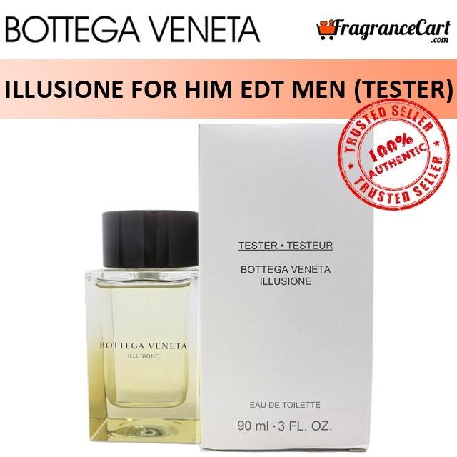 Bottega Veneta Illusione for Him EDT for Men 90ml Tester Eau de Toilette Pour Homme Green Illusion Brand New 100 Authentic Perfume Fragrance