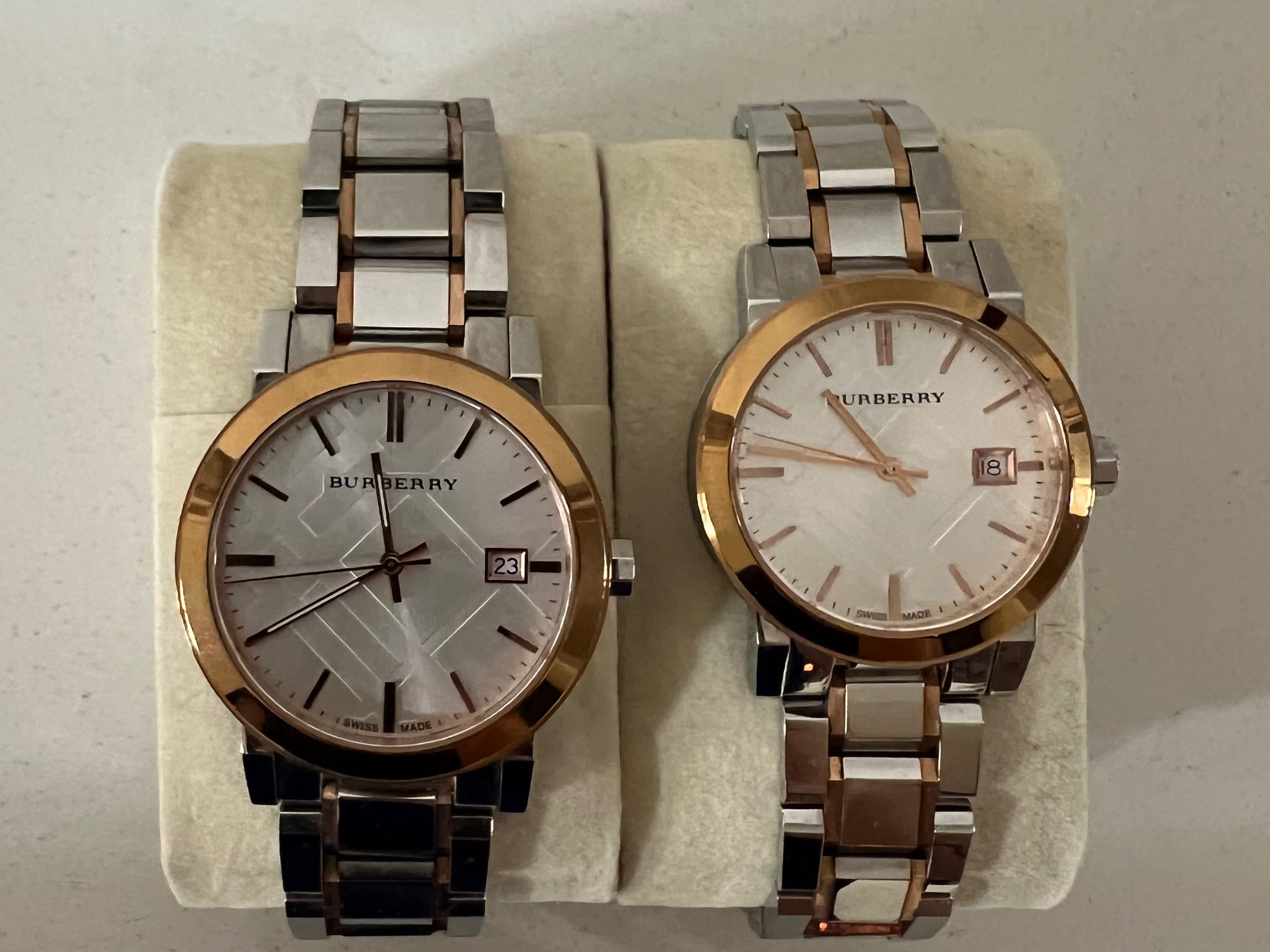 Burberry on sale couple watches