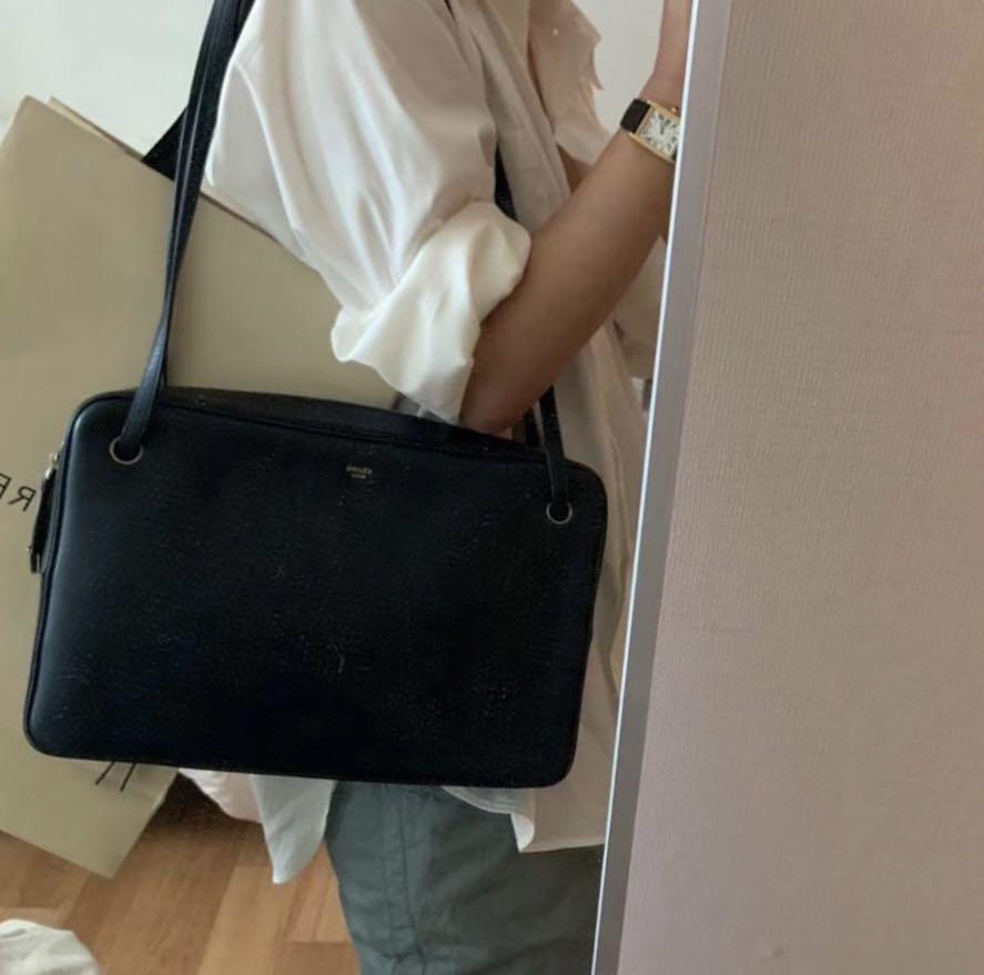Celine side sales lock bag