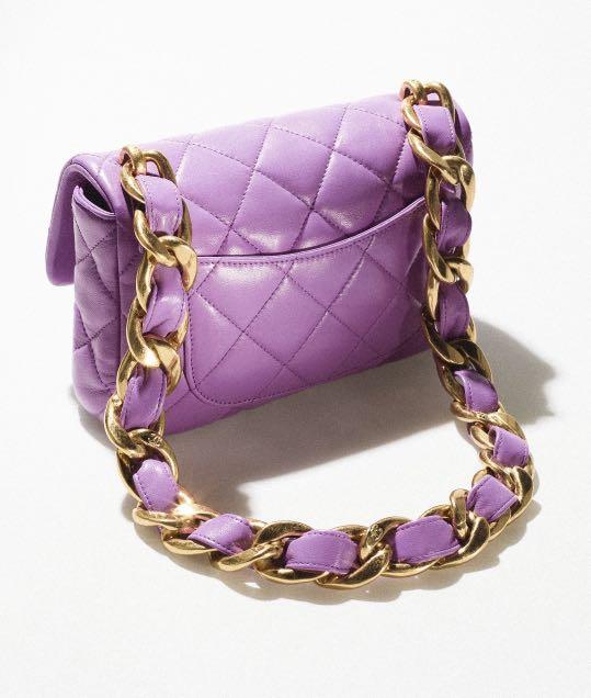 Chanel 22s Mini Flap Bag with Large Chunky Oversized Chain