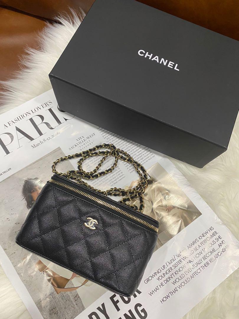 Chanel Mini Rectangular Vanity Caviar, Luxury, Bags u0026 Wallets on Carousell
