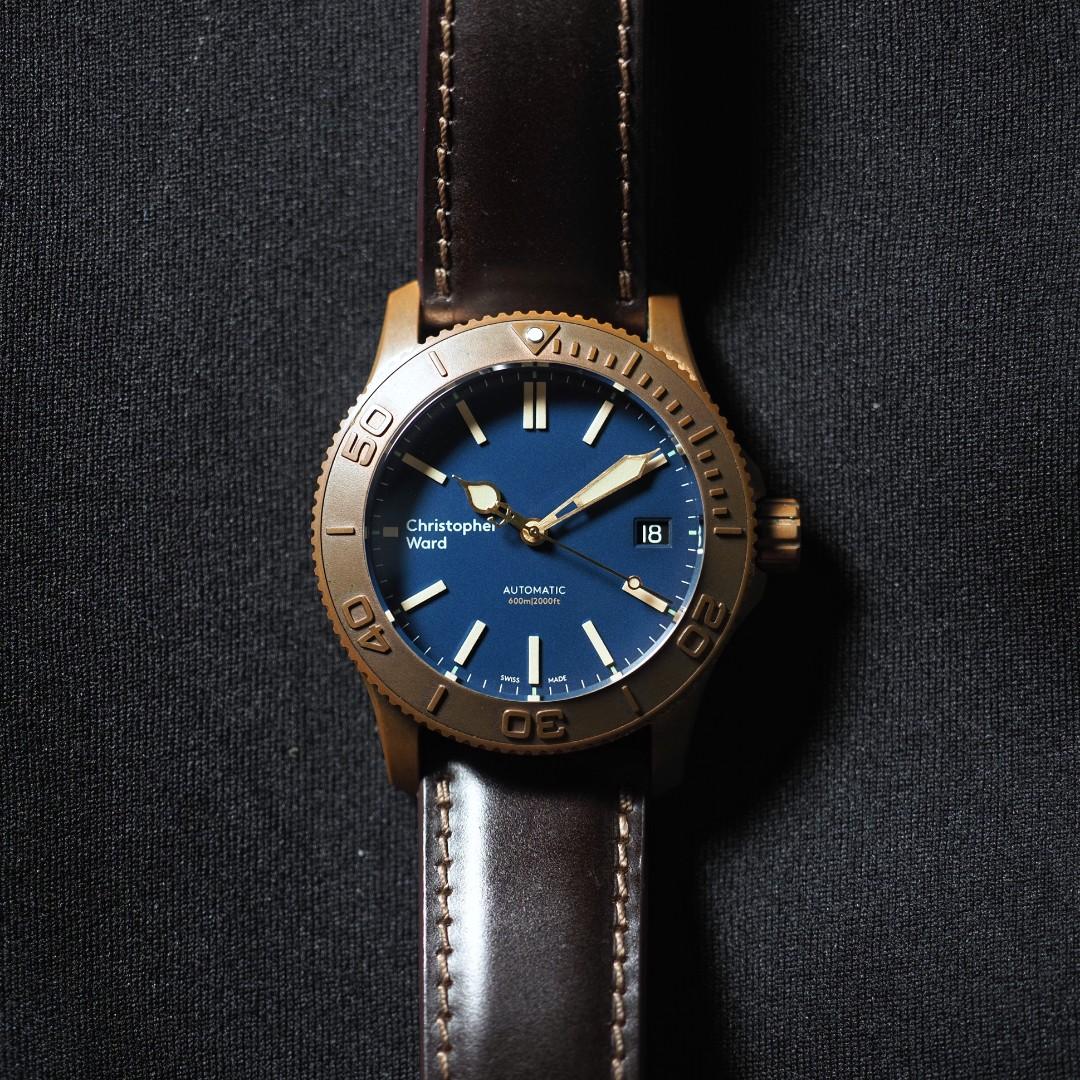 Christopher ward c60 clearance trident bronze pro 600