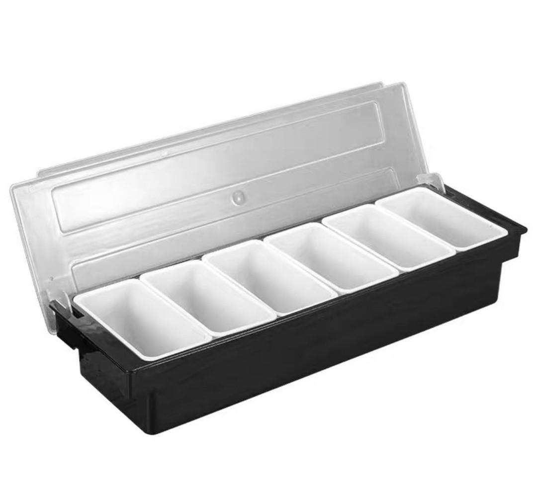 Condiment Container (6 Compartments), Furniture & Home Living