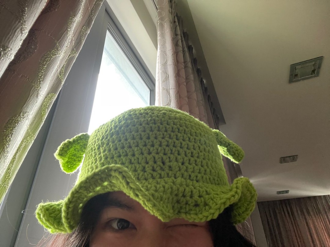 Crochet Bucket Hat-Shrek Pixar, Men's 