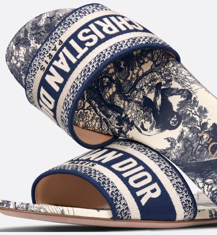 Christian dior slides sale hot sale