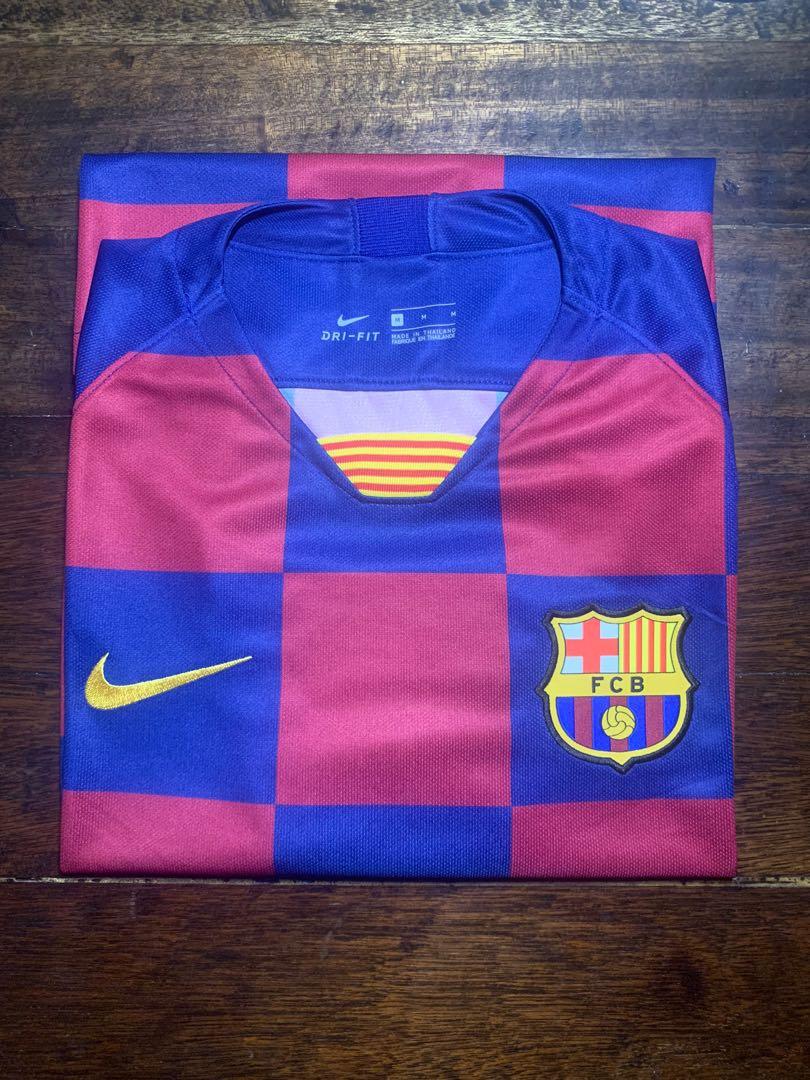 FC Barcelona 2019/2020 Home Kit, Men's Fashion, Activewear on Carousell