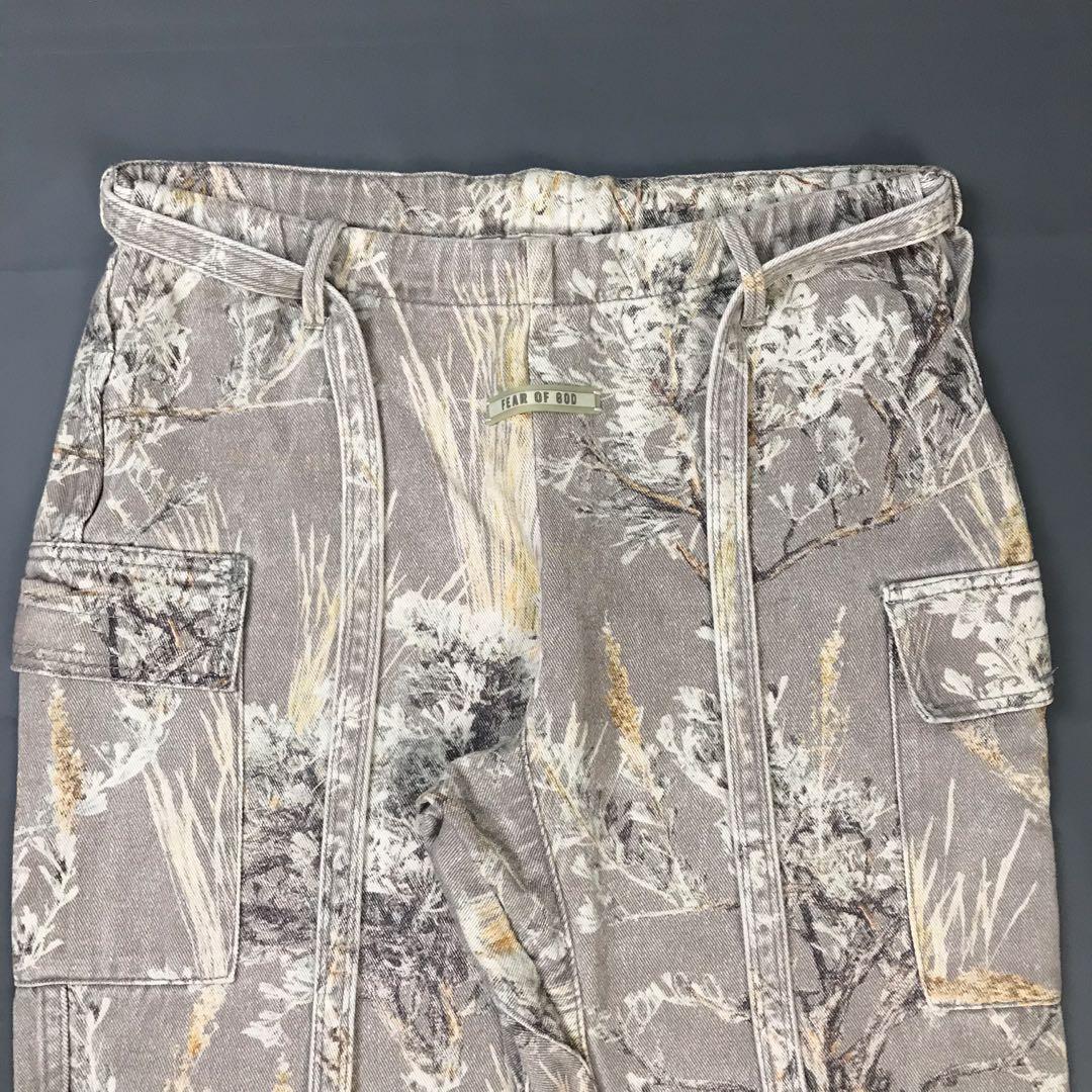 Fear of god sixth collection -jujitsu pants ghost camuo, Men's 