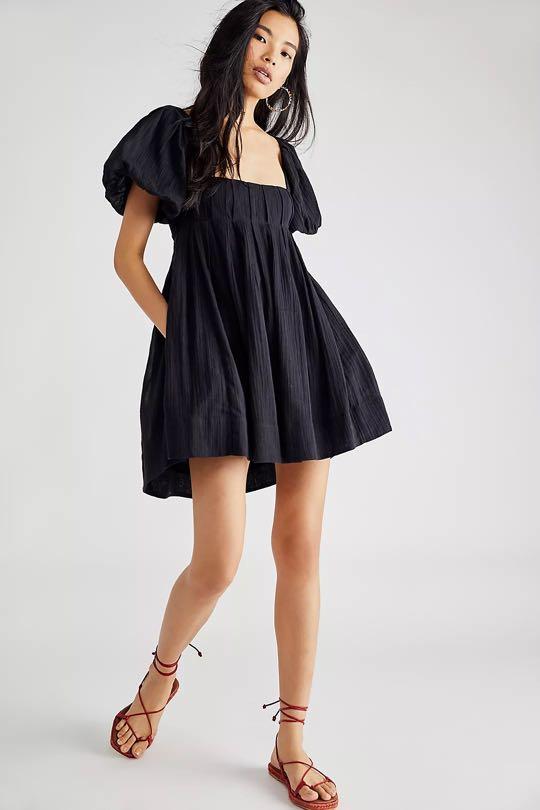 Free People Marina Mini in Black, Women's Fashion, Dresses & Sets, Dresses  on Carousell
