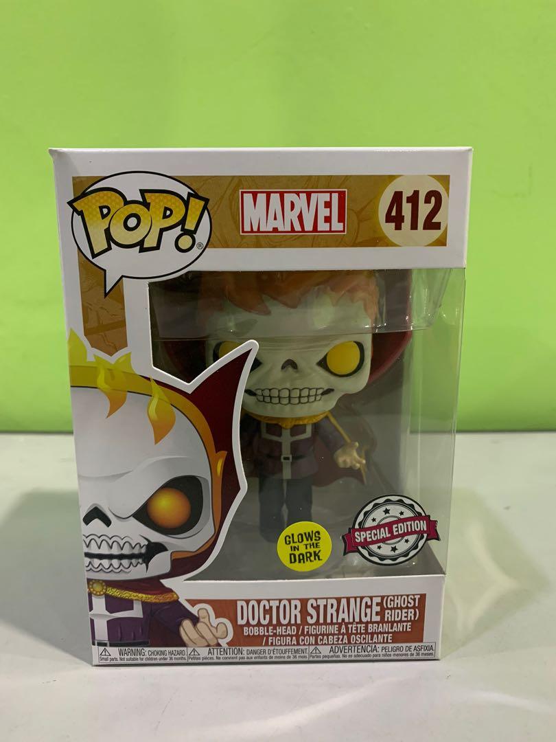 Funko Pop Doctor Strange Ghost Rider GITD Hobbies Toys