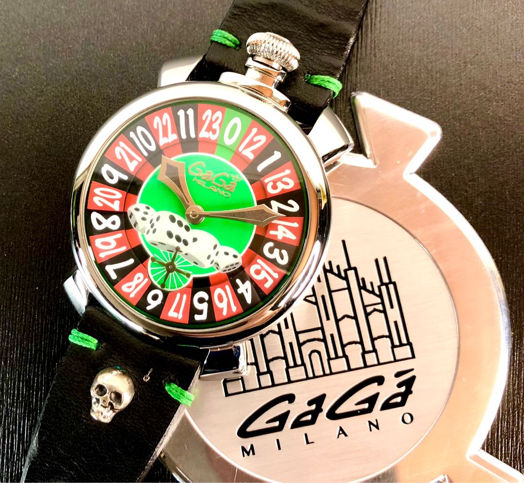 Gaga Milano Las Vegas Roulette Limited Edition Men Watch, Luxury  
