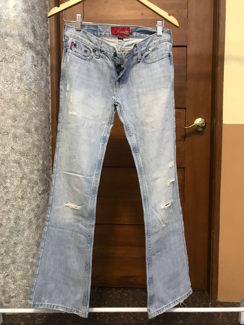 Hollister denim flare pants, Women's 