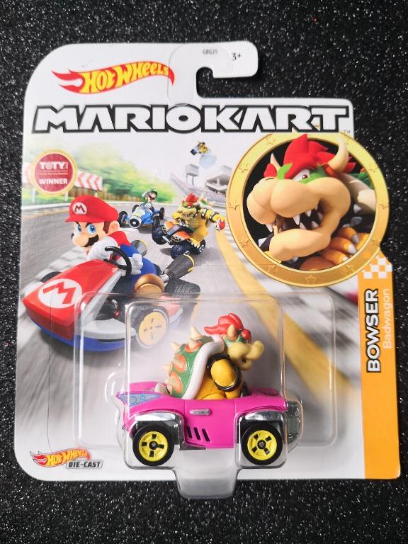  Hot Wheels GBG31 Mario Kart 1:64 Die-Cast Bowser with Badwagon  Vehicle : Toys & Games