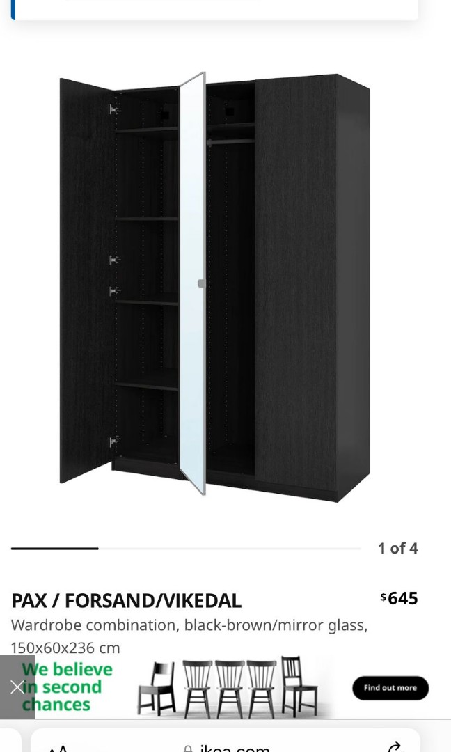 Ikea cupboard for fast sale, Furniture & Home Living, Furniture