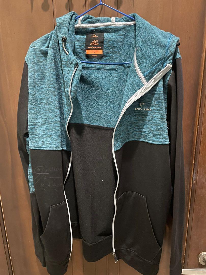Jaket ripcurl anti series fitnya bagus water repellent turtleneck untuk cuaca hujan