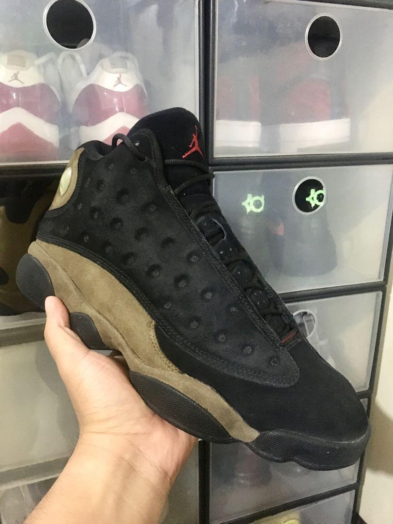 jordan 13s olive