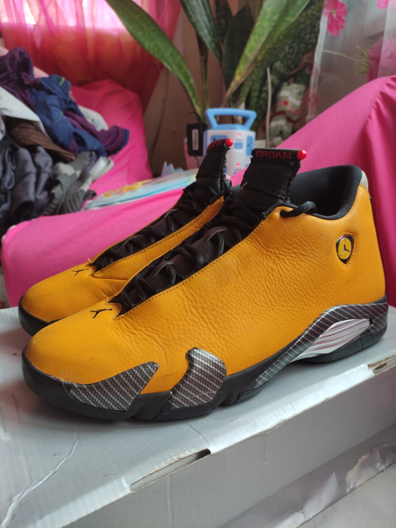 jordan 14 yellow ferrari size 11