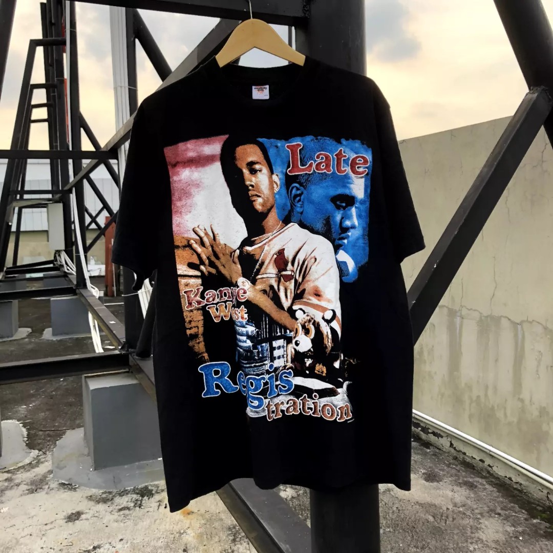 Kanye west vintage tee, Fesyen Pria 