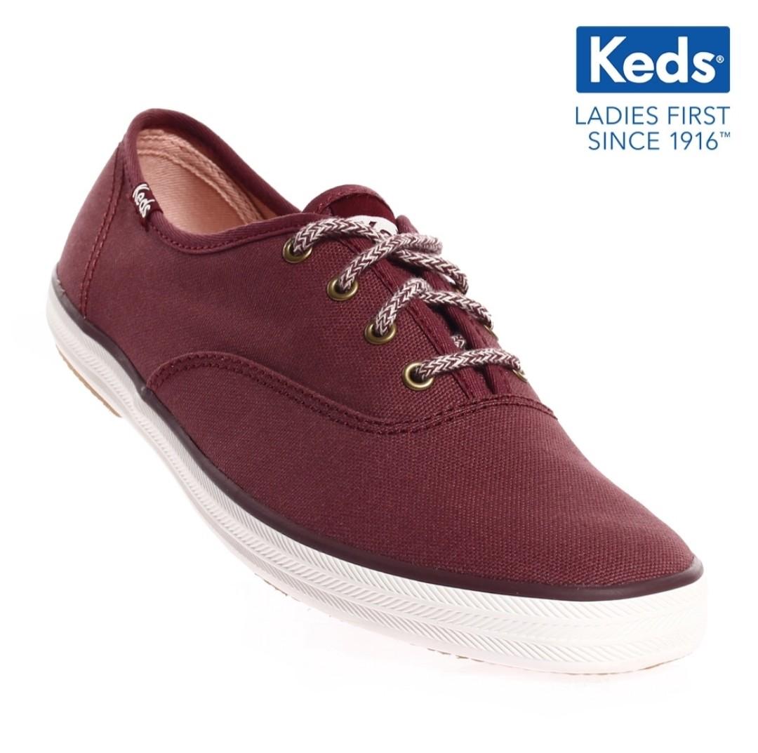 Burgundy keds online