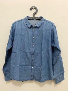 Kemeja Jeans Uniqlo