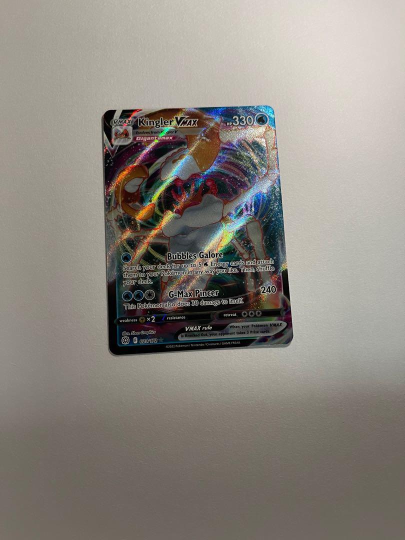 kingler vmax pokemon card Pokemon Holographic Pack - 10 Assorted Cards