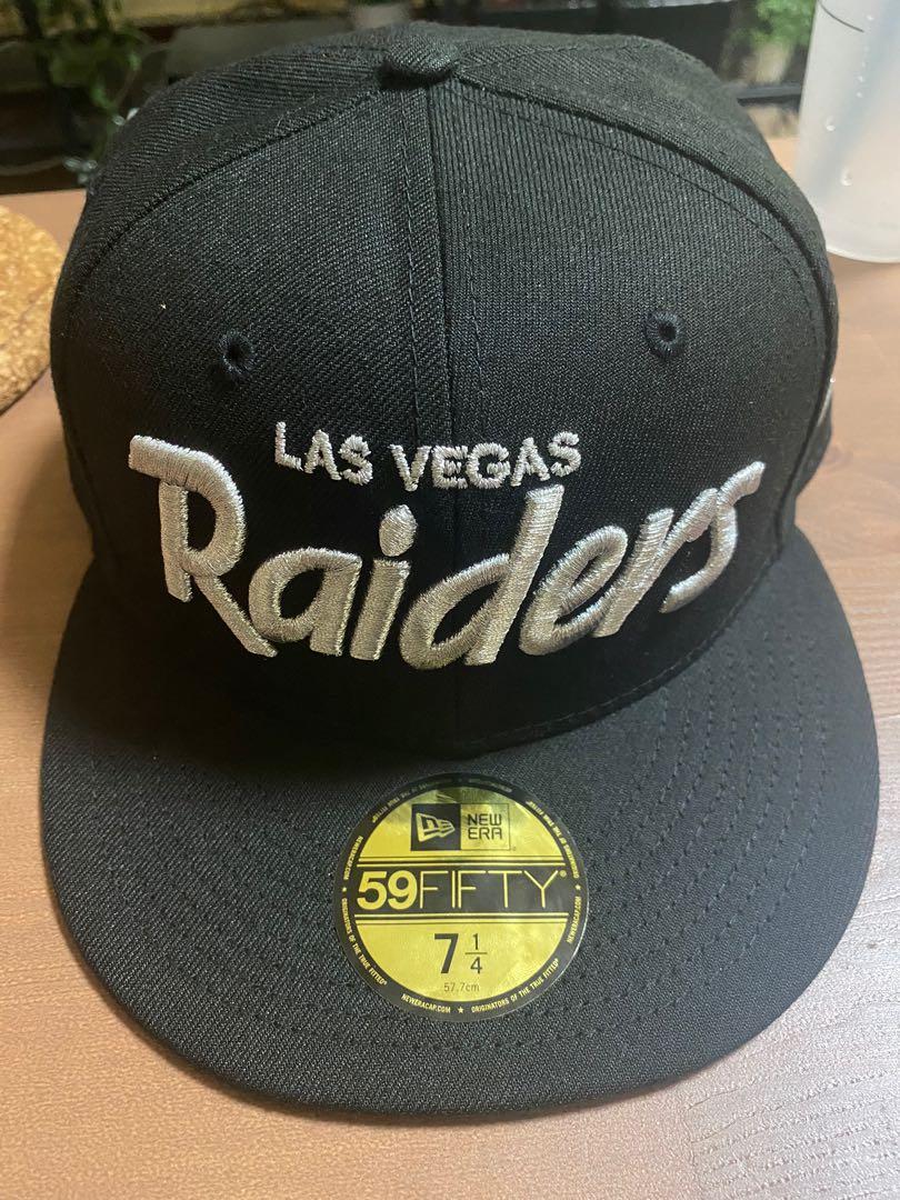 New Era Men's Las Vegas Raiders Omaha Script 59FIFTY Fitted Hat