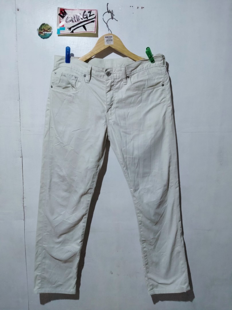 Levis 511 Cream, Men's Fashion, Bottoms, Jeans on Carousell
