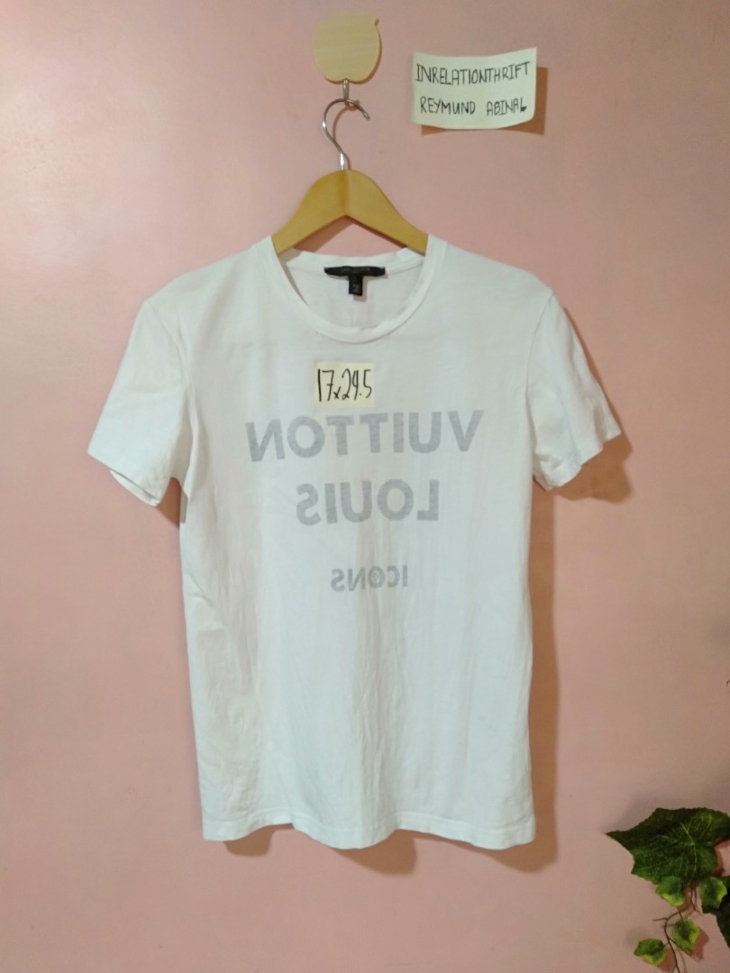 Louis Vuitton Embossed LV T-Shirt, Black, 5L