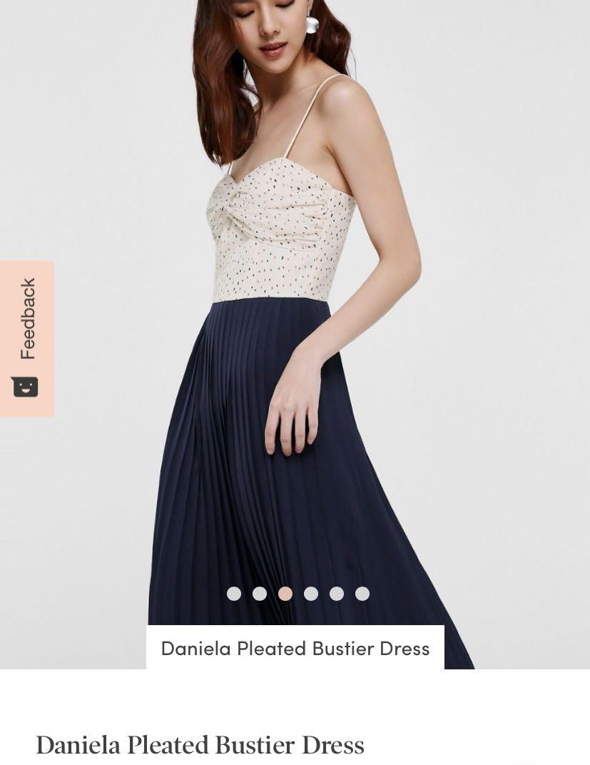Elseth lace ruffle hem dress outlet