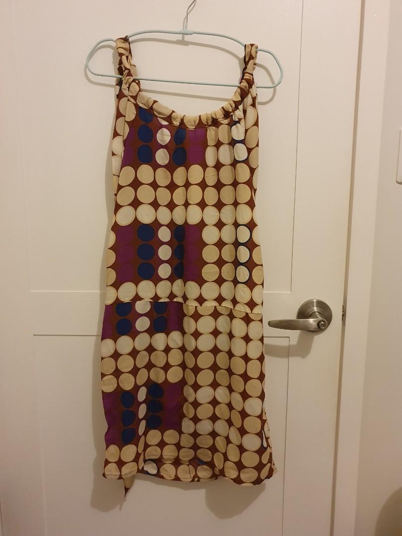 Marni for H&M silk dress polka dots, Women's Fashion, Dresses & Sets,  Dresses on Carousell