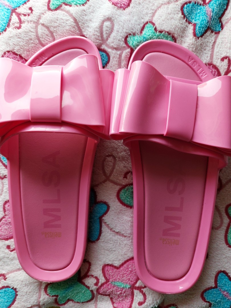 Melissa slides hot sale bow