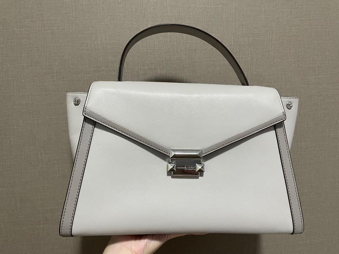 Mk whitney deals large leather satchel
