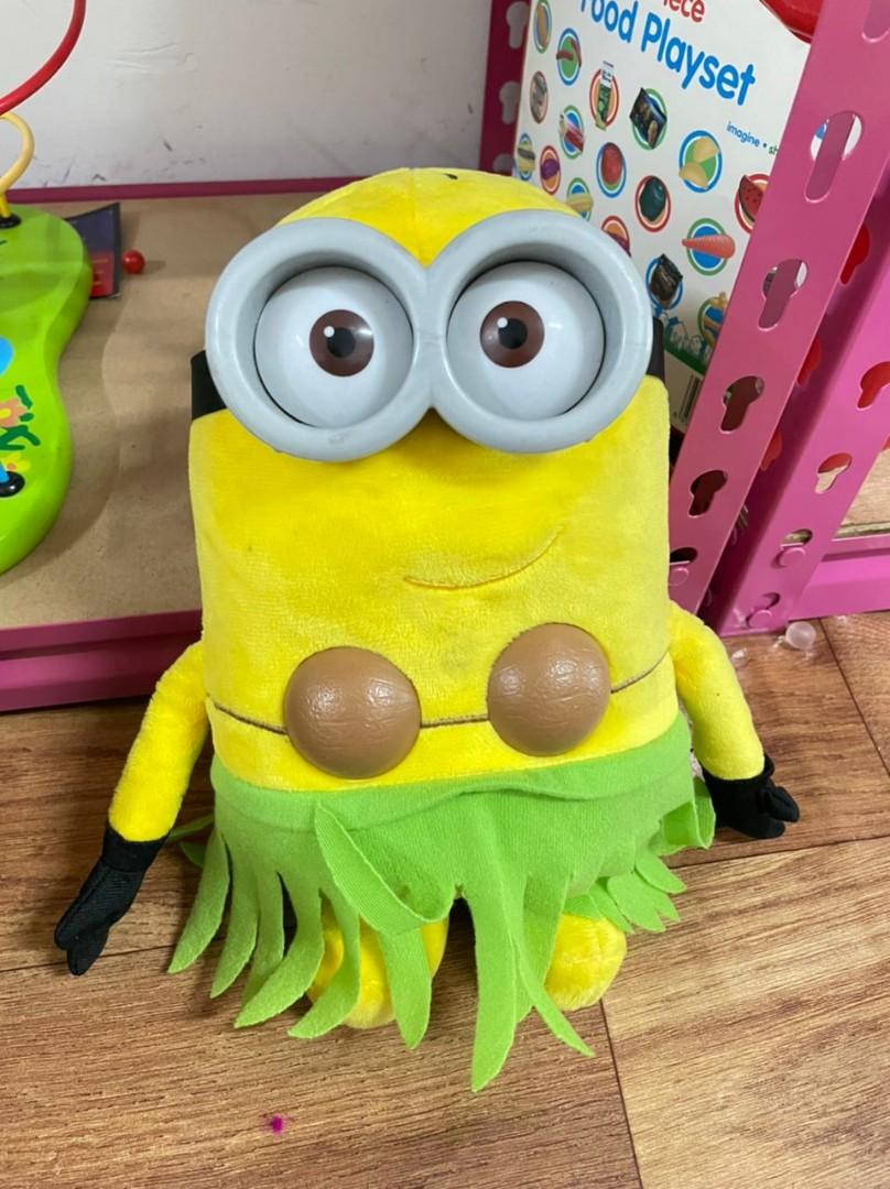 Talking minion plush new arrivals