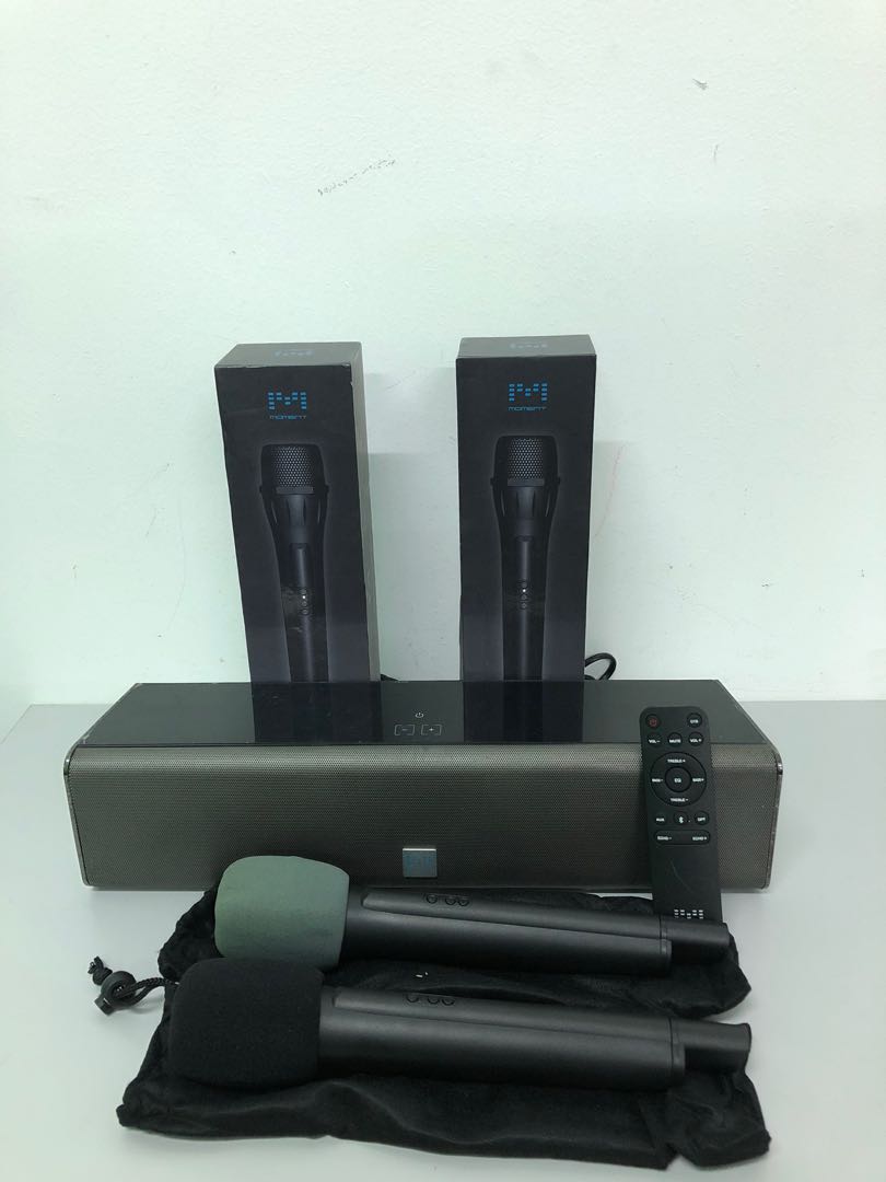 Moment Wireless Karaoke Soundbar MB796, Audio, Soundbars, Speakers
