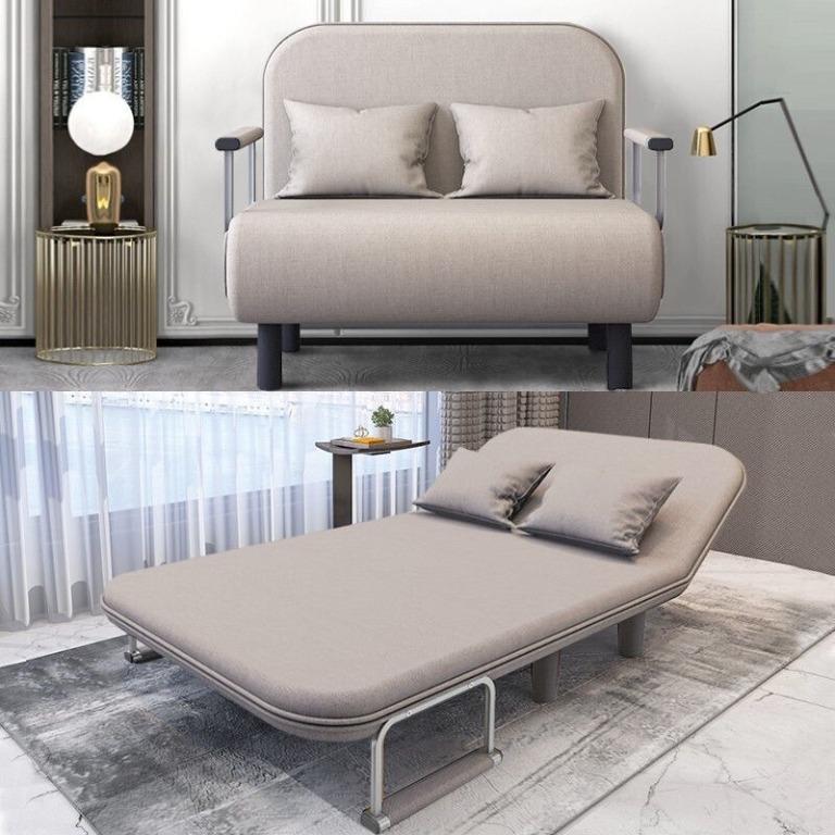 Multifunction Folding Sofa Bed Foldable Bed Living Room Fabric
