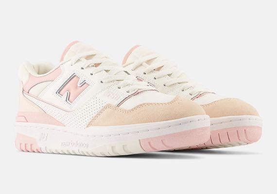 US 6W) New Balance 550 white Pink, Women's Fashion, Footwear, Sneakers on  Carousell